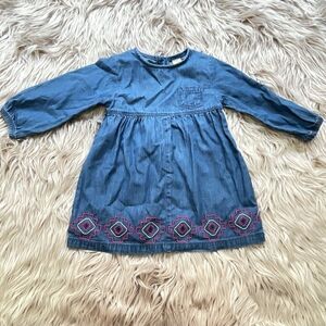 Tucker & Tate embroidered denim dress